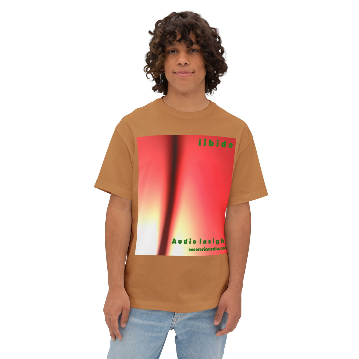 „Libido" (Audio Insight) surreal geschwungenes Grafik-T-Shirt, oversized und kastig geschnitten