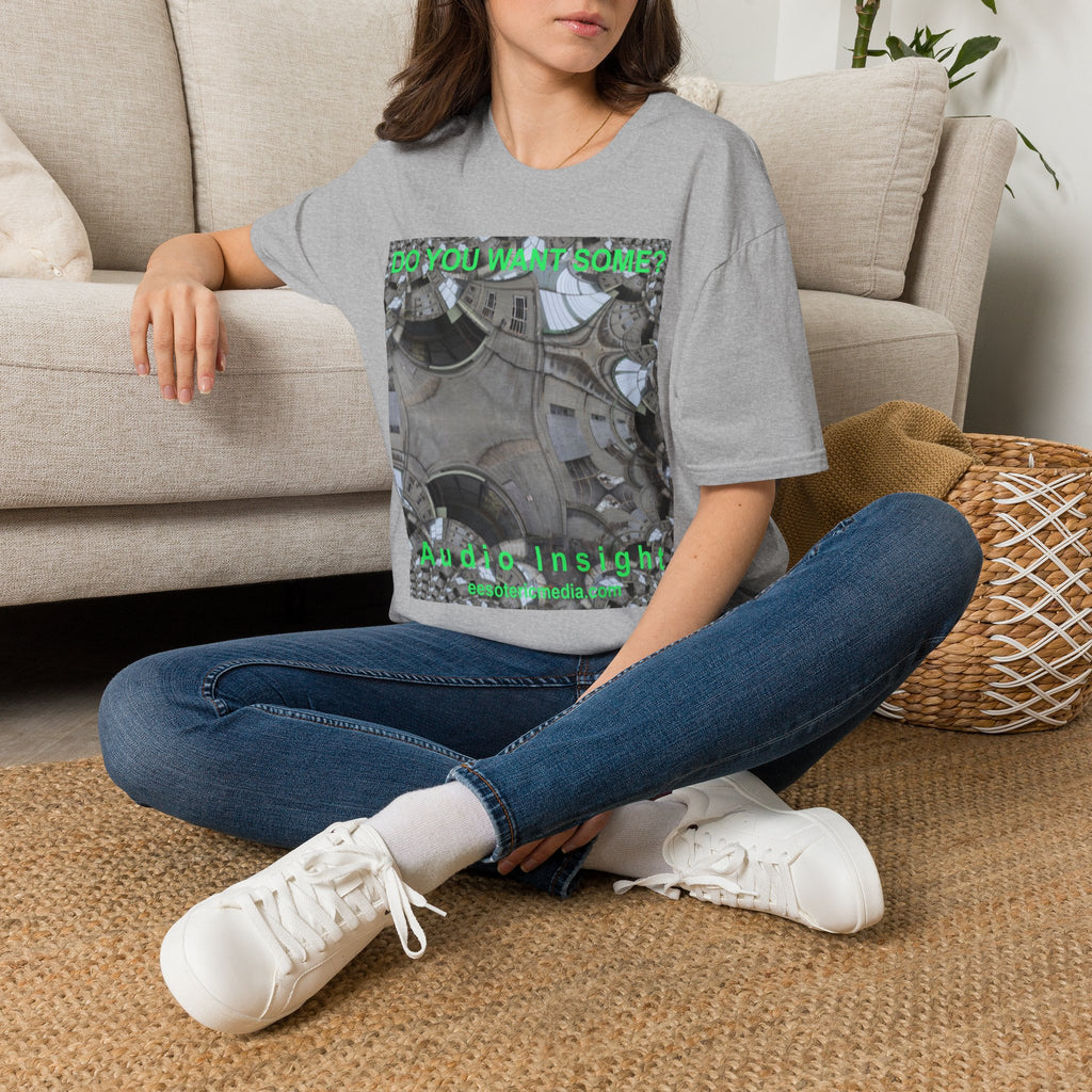 'Do You Want Some?' (Audio Insight) Camiseta Softstyle Gráfica de Arte Surrealista de Caleidoscopio