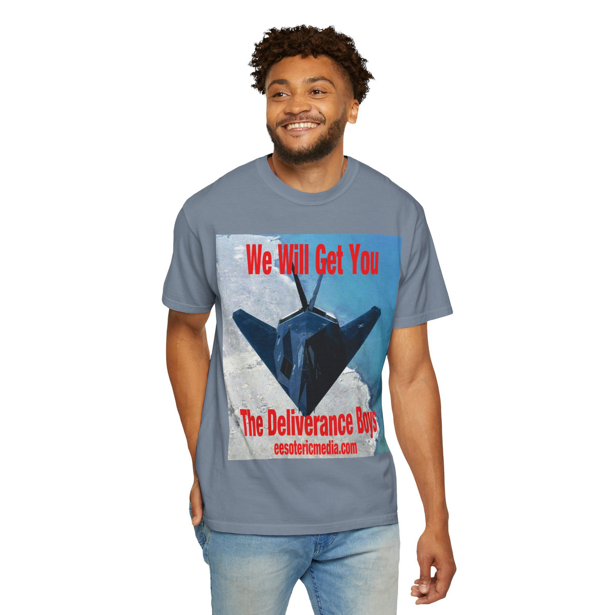 'We Will Get You' (The Deliverance Boys) Stealth Fighter Graphic Classic Fit T-Shirt
