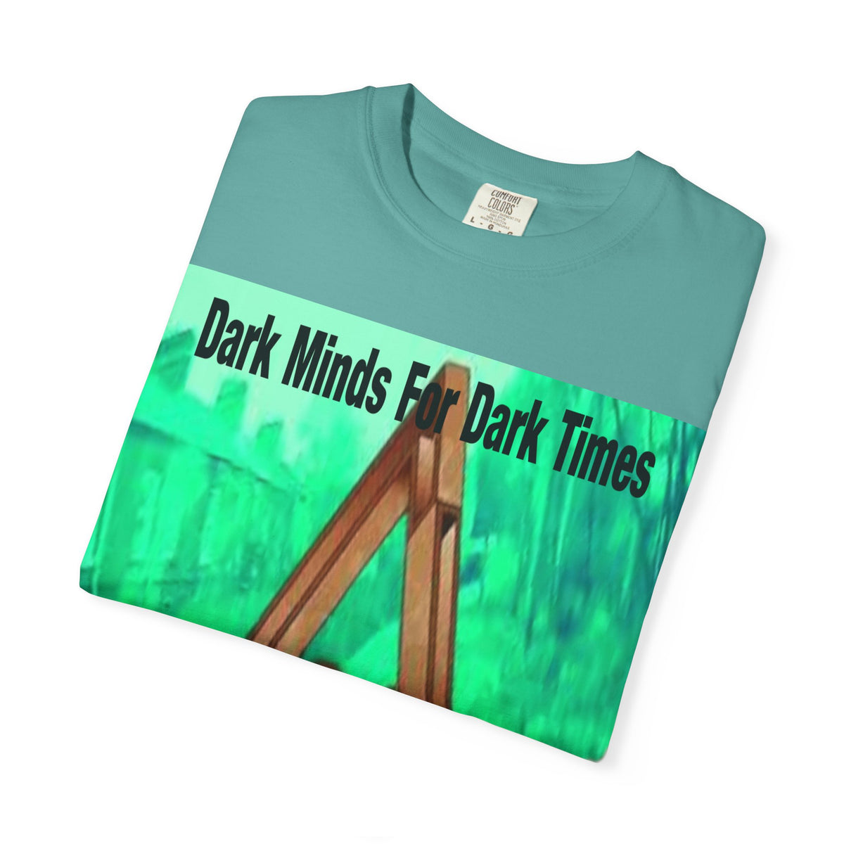 „Dark Minds For Dark Times“ (Audio Insight) Sci-Fi-Symbol Grafik T-Shirt mit klassischer Passform