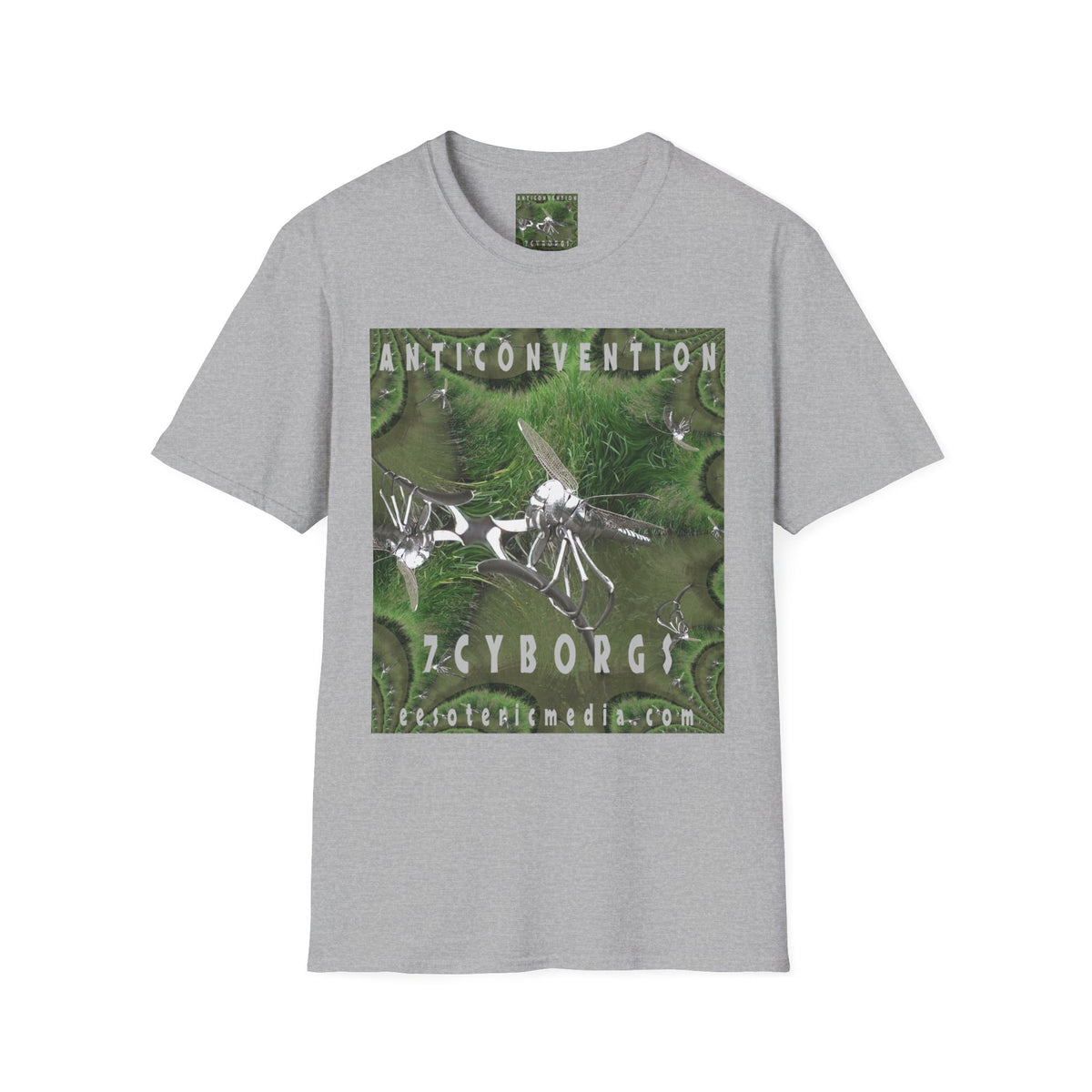 'Anticonvention' (7Cyborgs) Cyber Dragonfly Softstyle Graphic T-Shirt