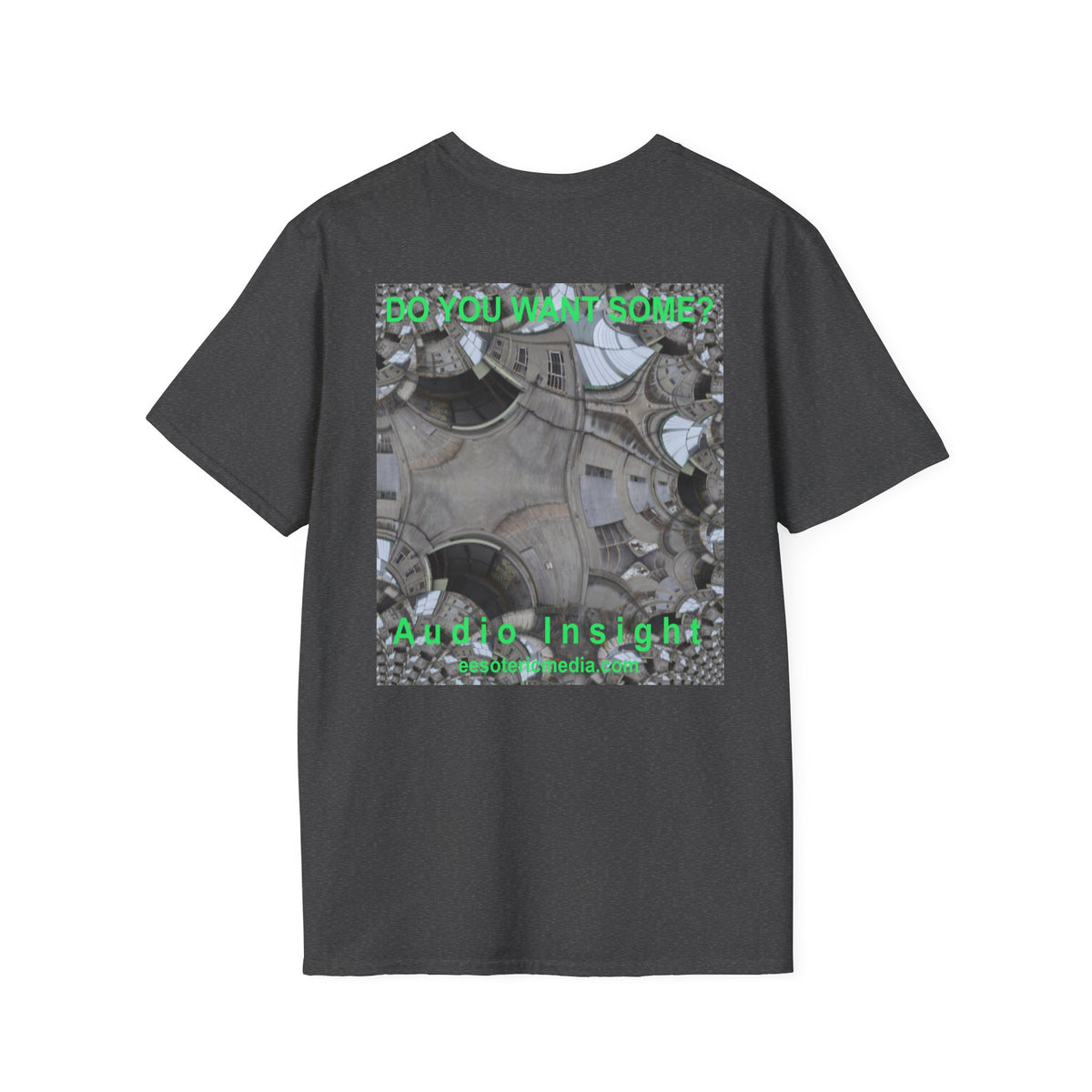 'Do You Want Some?' (Audio Insight) Camiseta Softstyle Gráfica de Arte Surrealista de Caleidoscopio