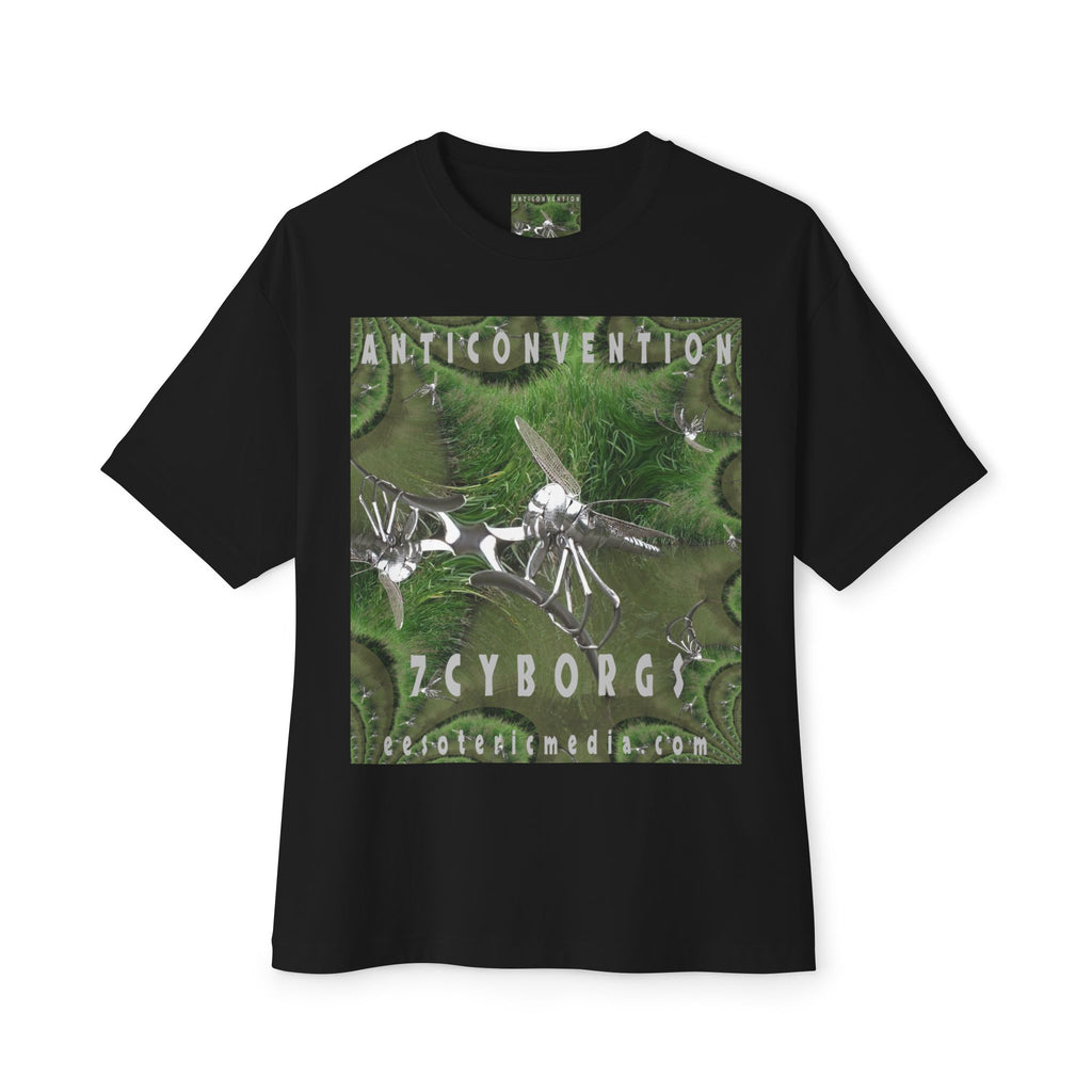 'Anticonvention' (7Cyborgs} 科幻蜻蜓赛博格设计图案印花宽松箱型版型T恤