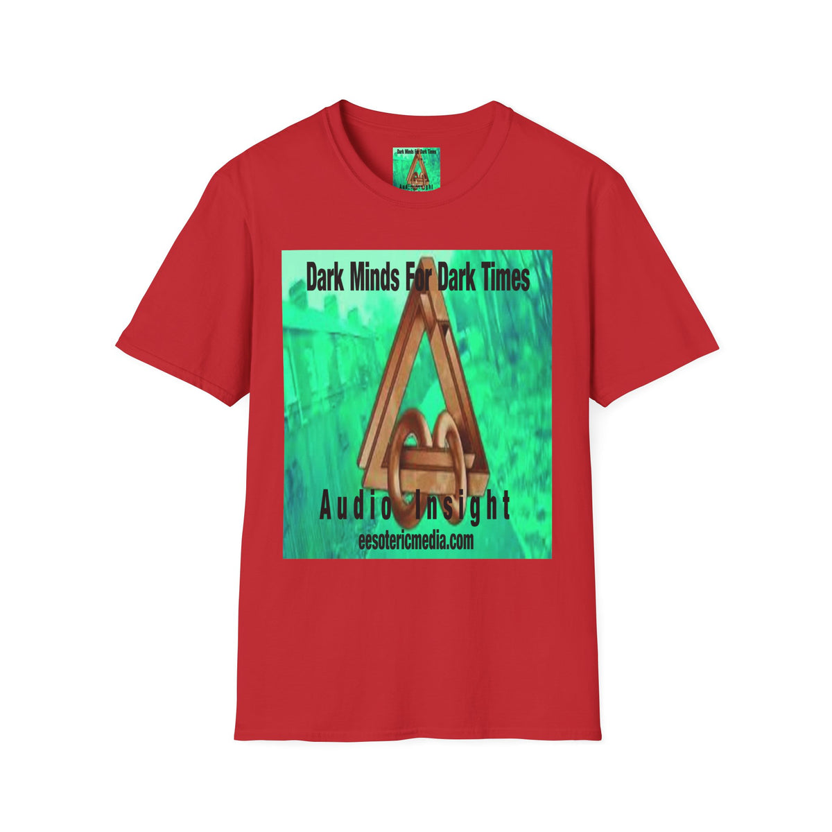 „Dark Minds For Dark Times“ (Audio Insight) Alien/Sci-Fi Symbol Softstyle Grafik-T-Shirt