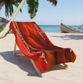 'Him And His Animals' (The Deliverance Boys) Surreal Cat Design Beach Towel 72"x36" (180cm x 90cm)