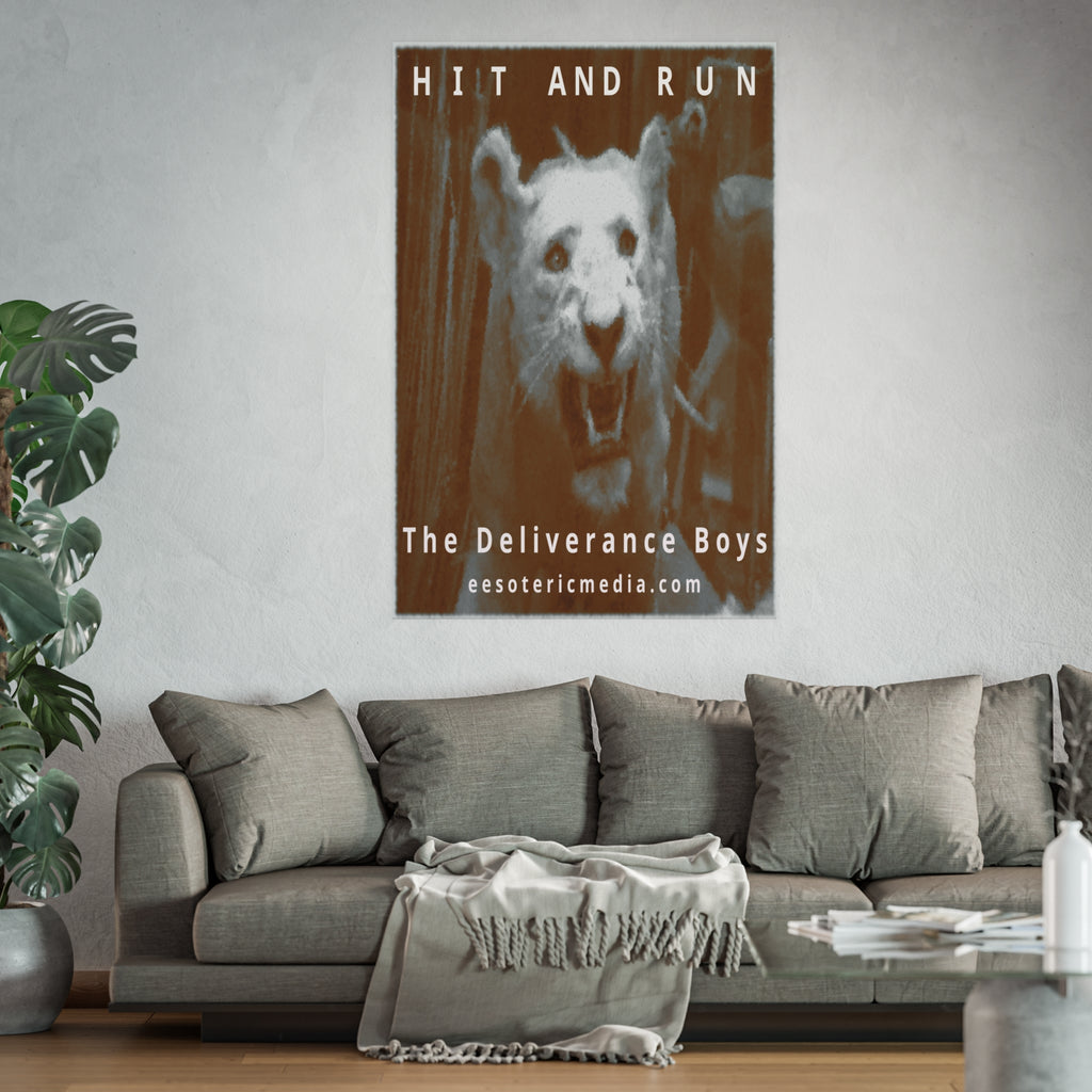 《Hit and Run》 (The Deliverance Boys) 白狮艺术画（大幅尺寸），100 × 150 厘米