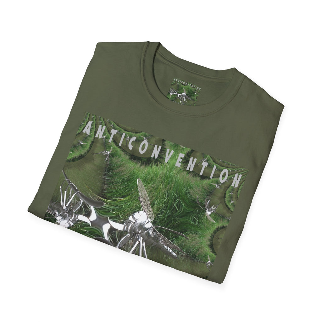 'Anticonvention' (7Cyborgs) Cyber Dragonfly Softstyle Graphic T-Shirt