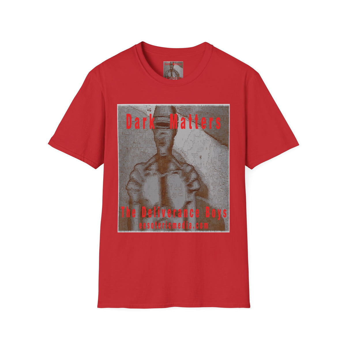 'Dark Matters' (The Deliverance Boys) Camiseta Softstyle Gráfica de Robot Retro de Ciencia Ficción