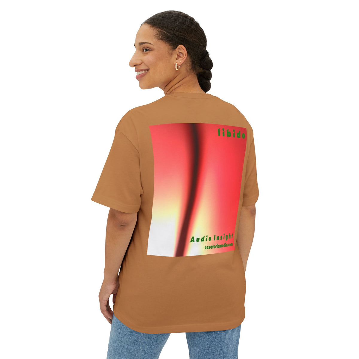 „Libido" (Audio Insight) surreal geschwungenes Grafik-T-Shirt, oversized und kastig geschnitten