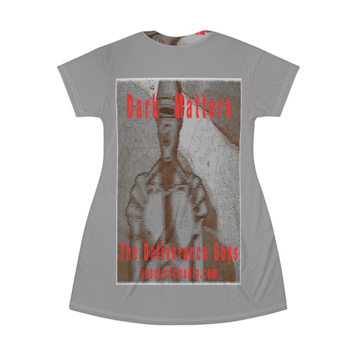 'Dark Matters' (The Deliverance Boys) Reto Sc-Fi Robot Graphic T-Dress