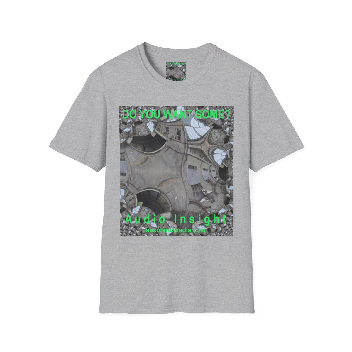 'Do You Want Some?' (Audio Insight) Camiseta Softstyle Gráfica de Arte Surrealista de Caleidoscopio