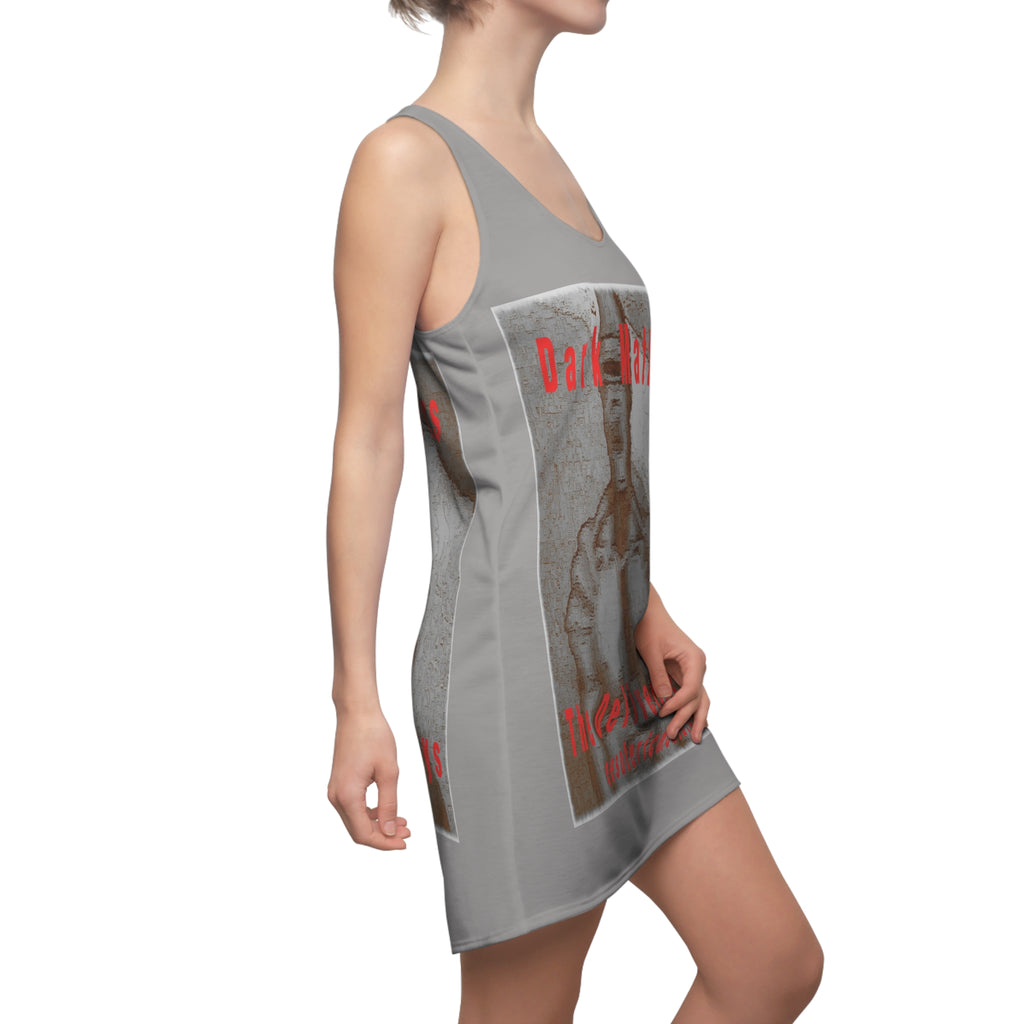 „Dark Matters“ (The Deliverance Boys) Retro-Sci-Fi-Grafik-Racerback-Kleid