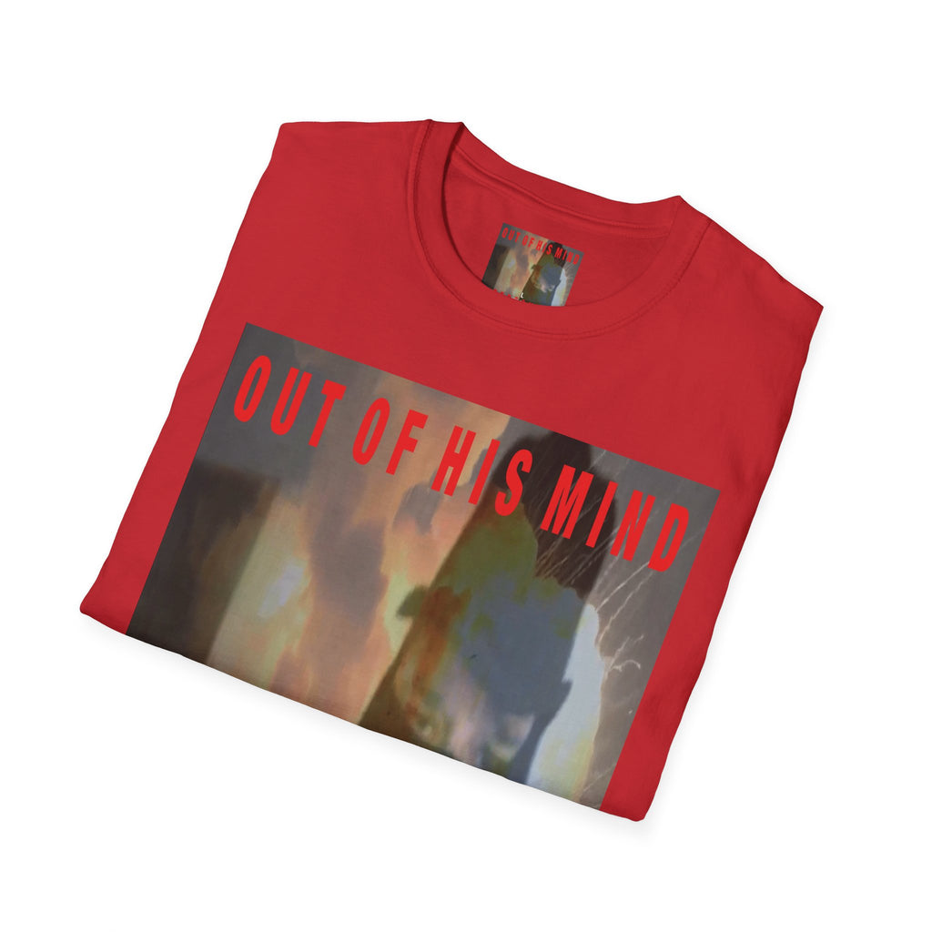 T-shirt graphique « Out Of His Mind » (PersonaU) de la milice dangereuse, style doux