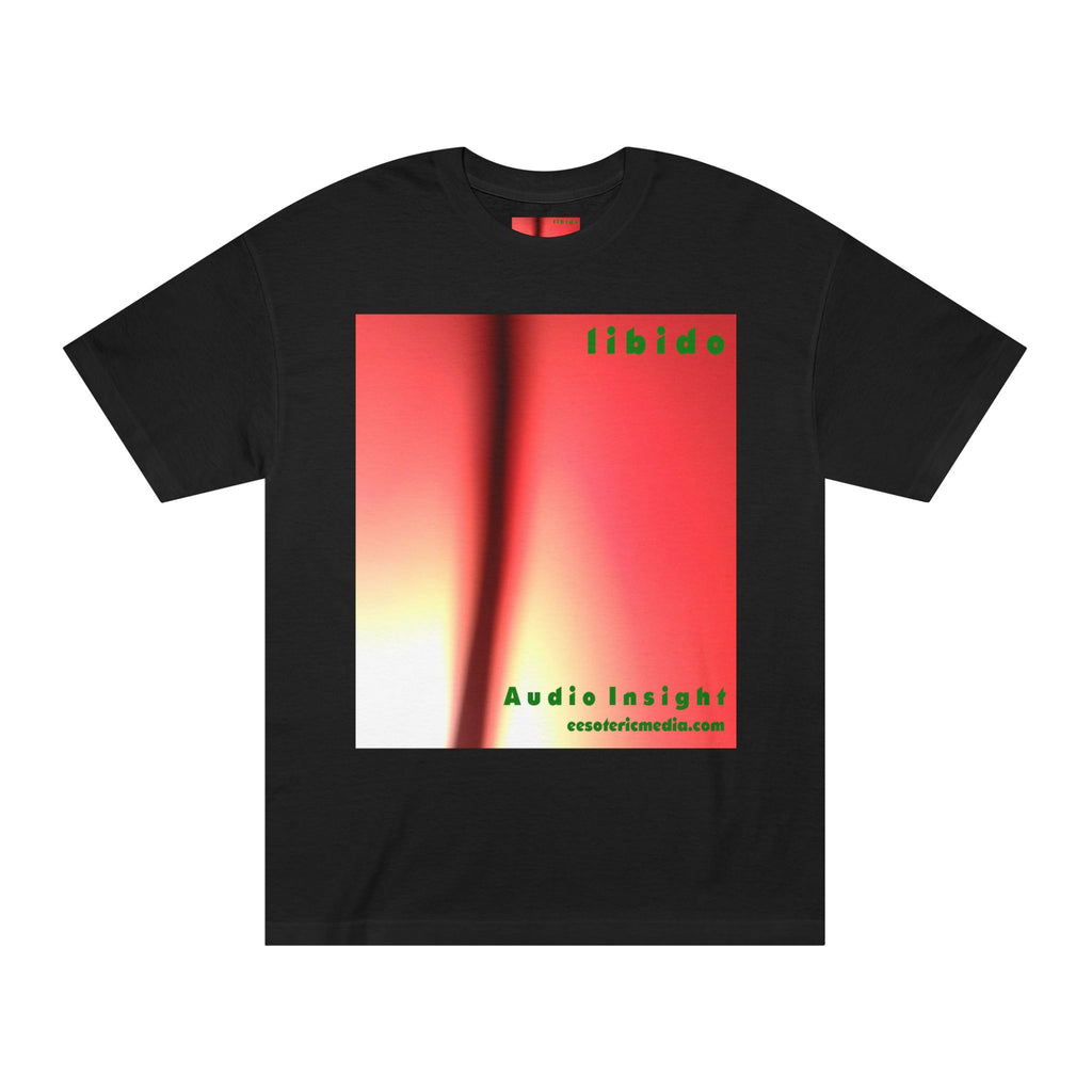 T-shirt coupe classique « Libido » (Audio Insight) à motif tourbillonnant surréaliste