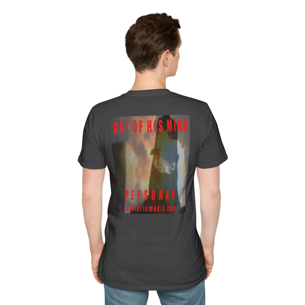 T-shirt graphique « Out Of His Mind » (PersonaU) de la milice dangereuse, style doux