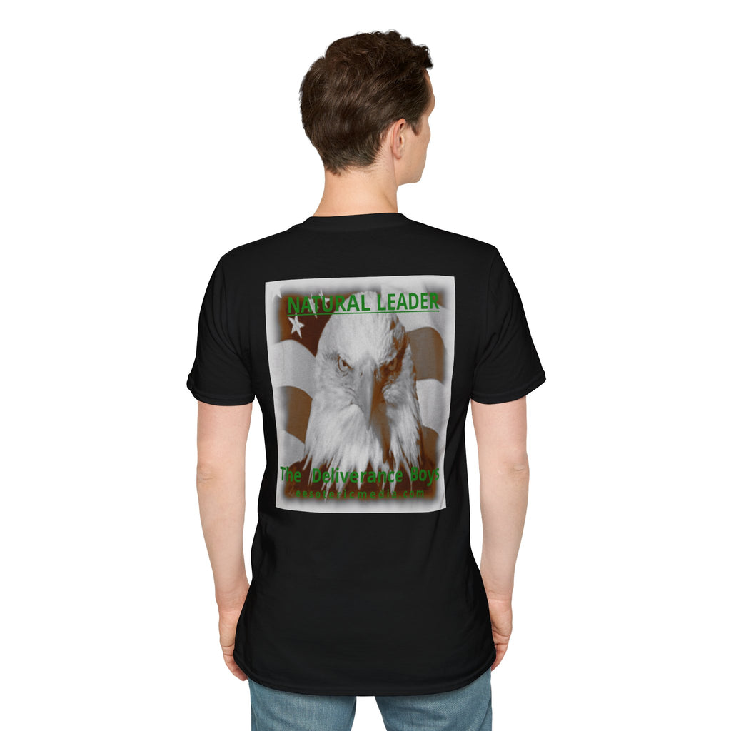 „Natural Leader" (The Deliverance Boys) Weißkopfseeadler-Grafik T-Shirt im klassischen Schnitt