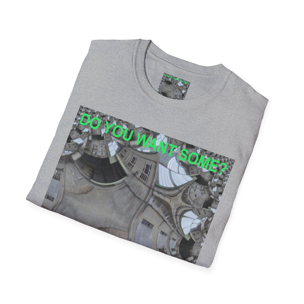 'Do You Want Some?' (Audio Insight) Camiseta Softstyle Gráfica de Arte Surrealista de Caleidoscopio