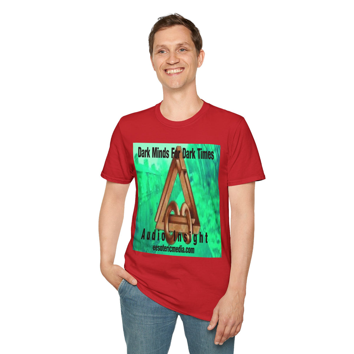 „Dark Minds For Dark Times“ (Audio Insight) Alien/Sci-Fi Symbol Softstyle Grafik-T-Shirt