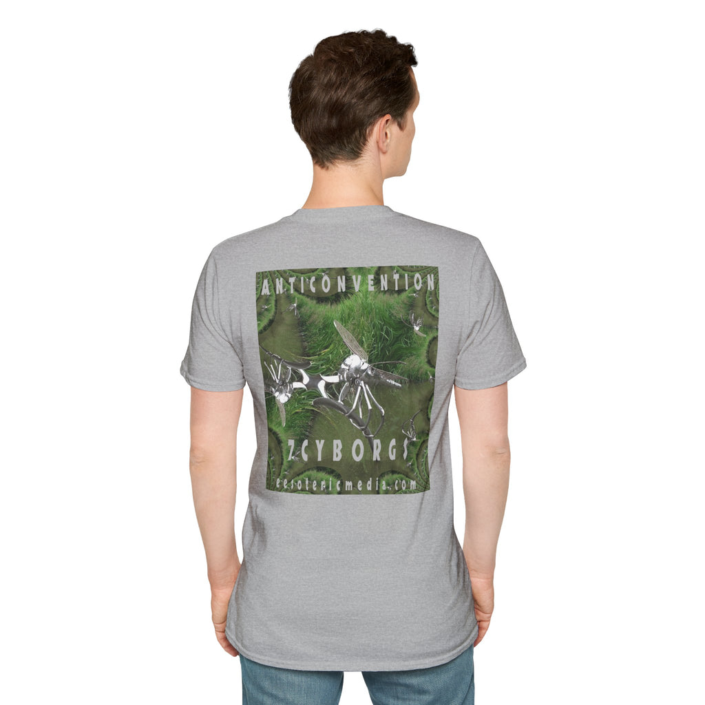 'Anticonvention' (7Cyborgs) Cyber Dragonfly Softstyle Graphic T-Shirt