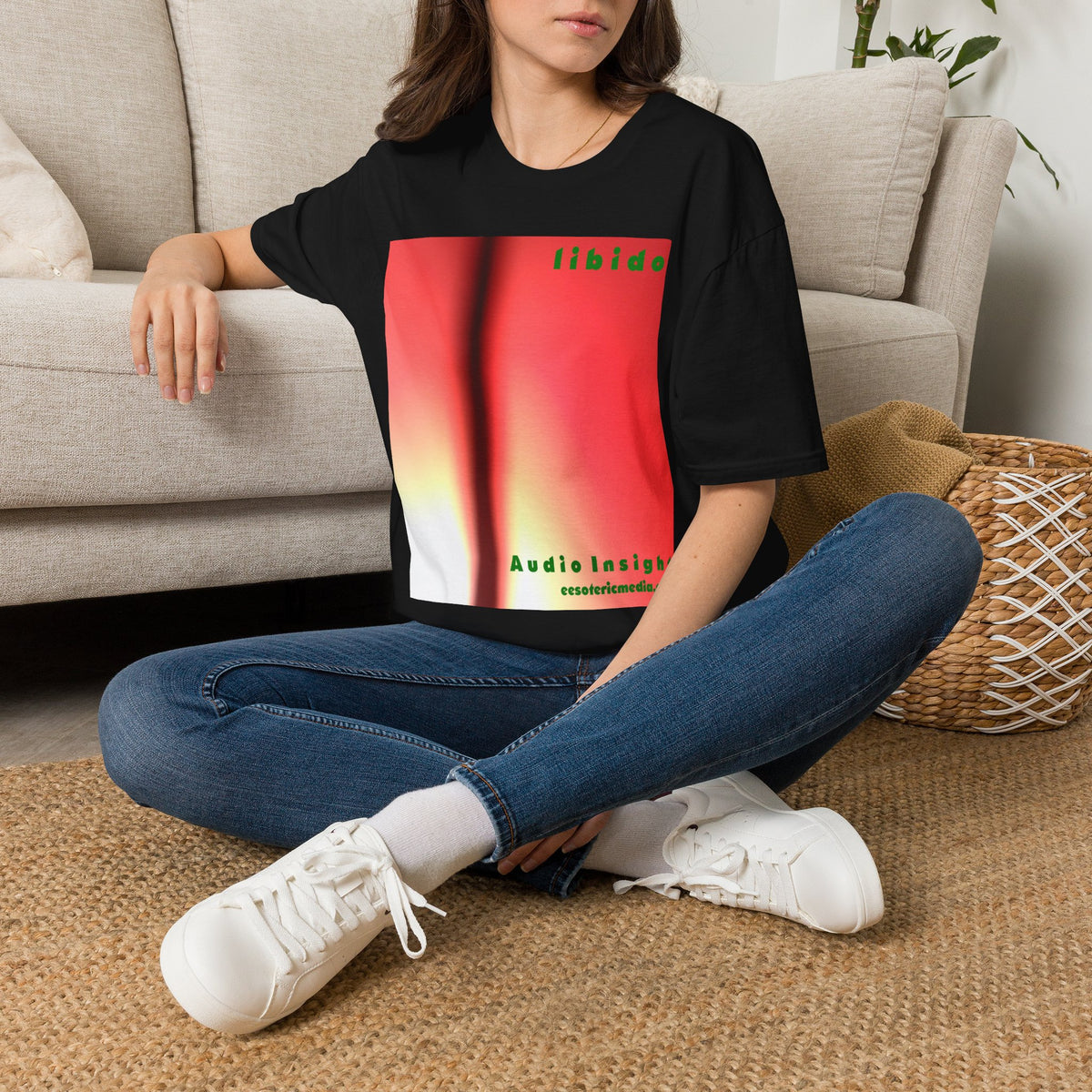 'Libido' (Audio Insight) Surreal Swirling Graphic Softstyle T-Shirt
