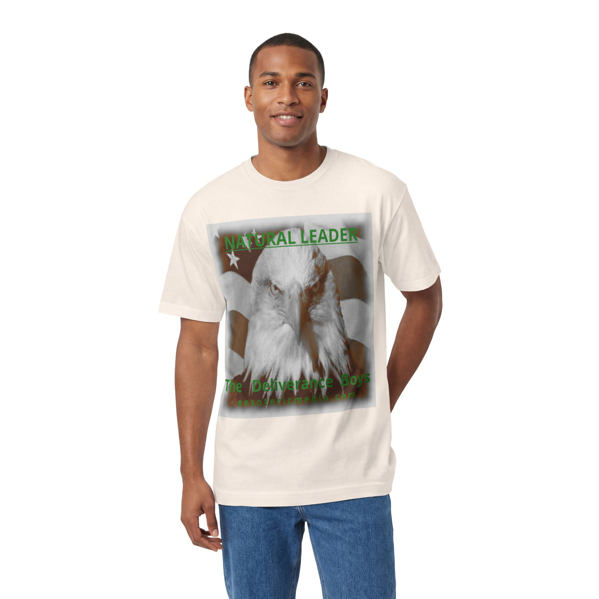 „Natural Leader"£ (The Deliverance Boys) Weißkopfseeadler Grafik Softstyle T-Shirt