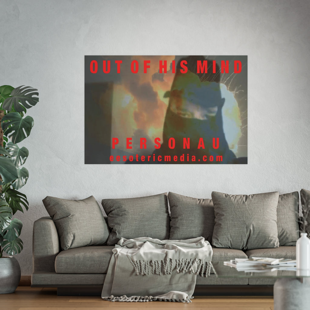 Large 'Out of His Mind' (PersonaU) Dark Militia Character Art Print 60"x40" (150cm x 100cm)
