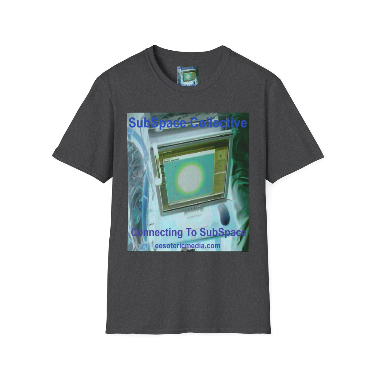 „Connecting To SubSpace" (SubSpace Collective) Softstyle Retro-Sci-Fi-T-Shirt