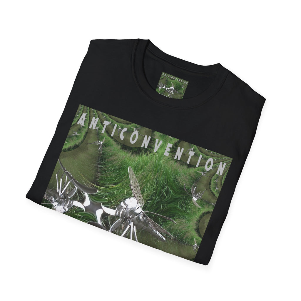 'Anticonvention' (7Cyborgs) Cyber Dragonfly Softstyle Graphic T-Shirt