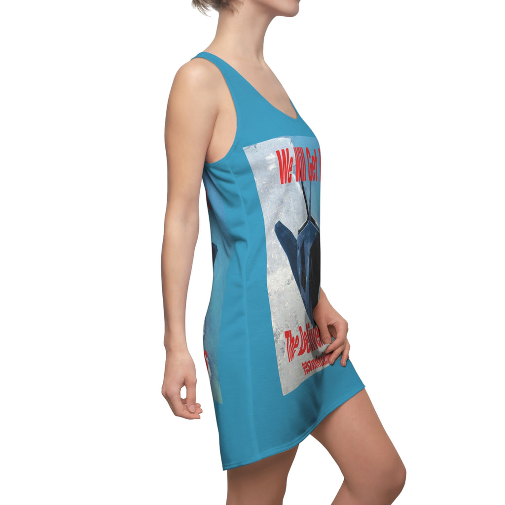 'We Will Get You' (The Deliverance Boys) Vestido Deportivo Gráfico de Caza Stealth con Espalda Cruzada