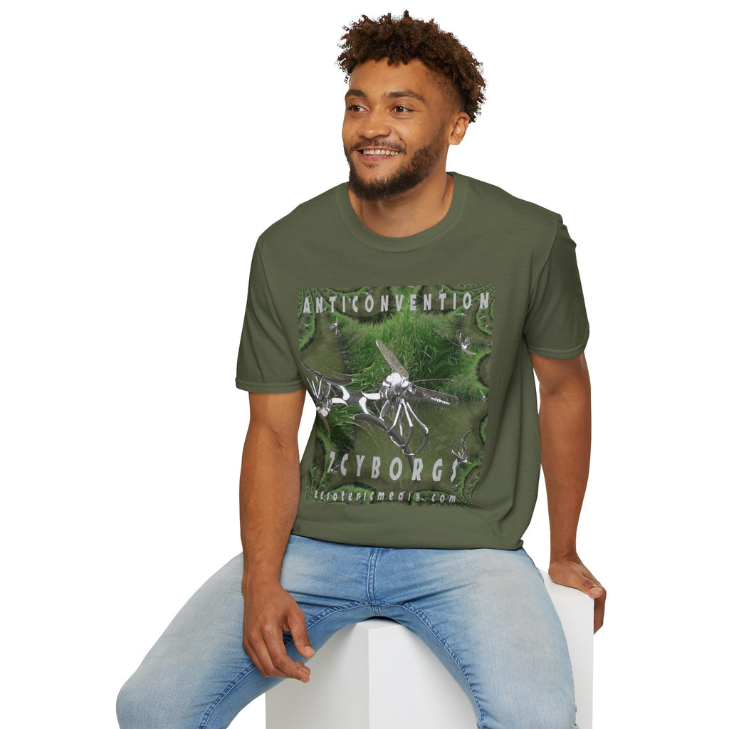 'Anticonvention' (7Cyborgs) Cyber Dragonfly Softstyle Graphic T-Shirt