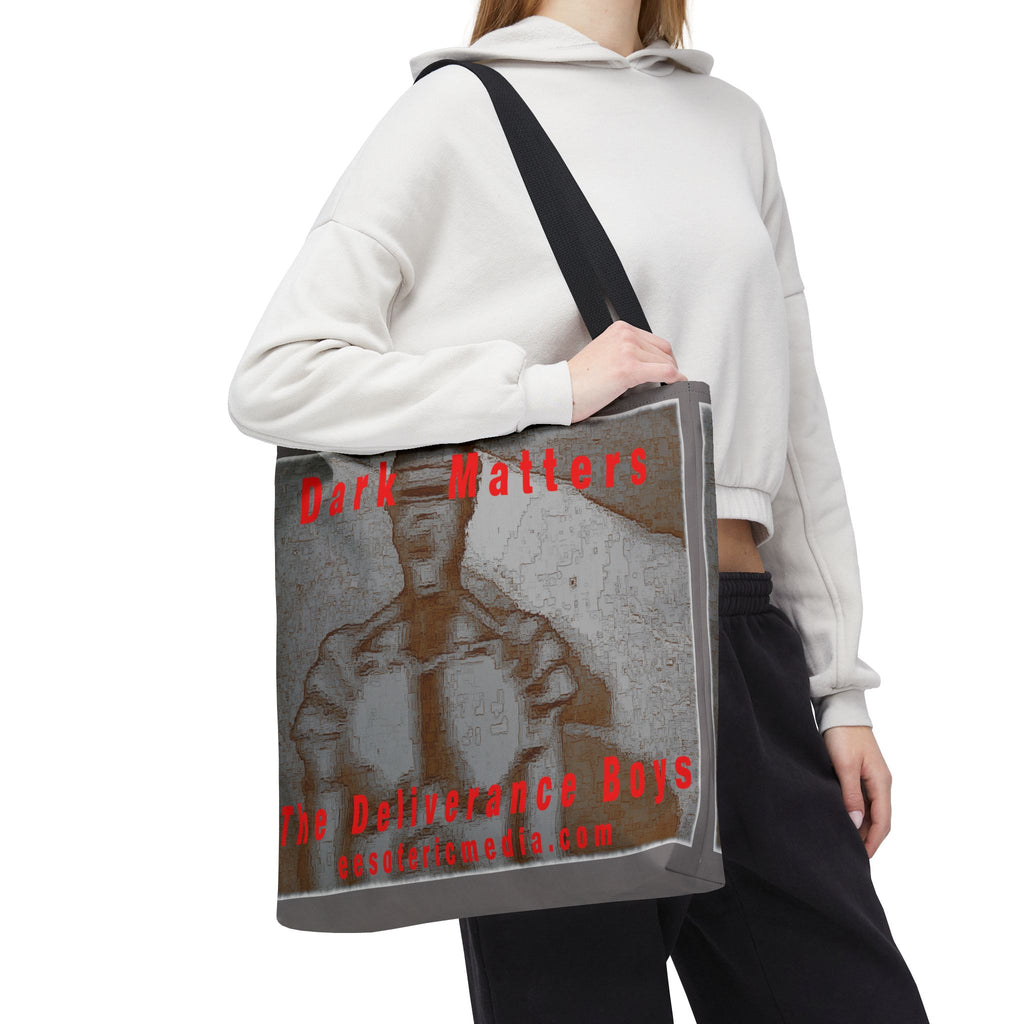 Sac fourre-tout rétro robotique « Dark Matters » (The Deliverance Boys) 45 cm x 45 cm