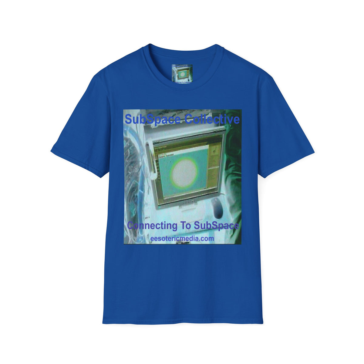 „Connecting To SubSpace" (SubSpace Collective) Softstyle Retro-Sci-Fi-T-Shirt