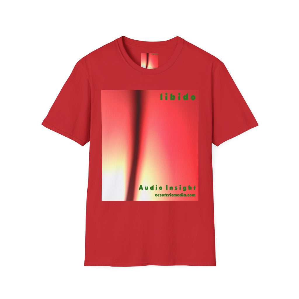 „Libido" (Audio Insight) Surrealistisches, wirbelndes Grafik-T-Shirt im Softstyle