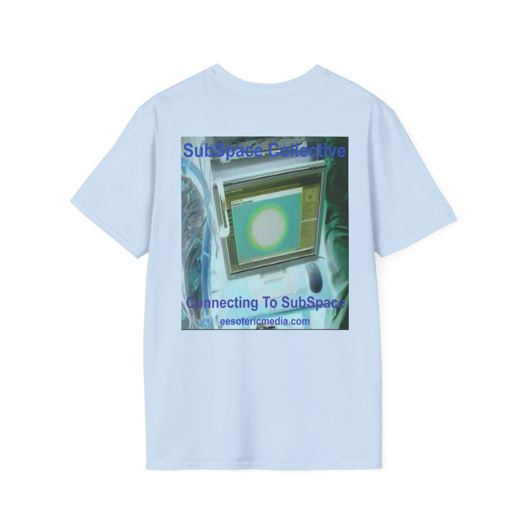 „Connecting To SubSpace" (SubSpace Collective) Softstyle Retro-Sci-Fi-T-Shirt