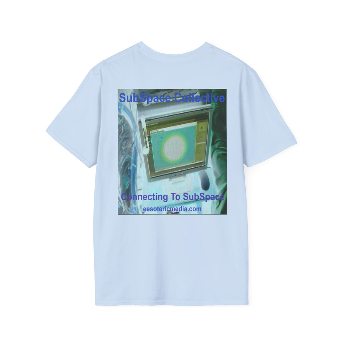 „Connecting To SubSpace" (SubSpace Collective) Softstyle Retro-Sci-Fi-T-Shirt