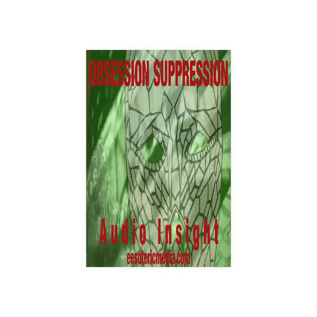 Large 'Obsession Suppression' (Audio Insight) Surreal Space Skull Graphic Art Print 40"x60" (100cm x 150cm)