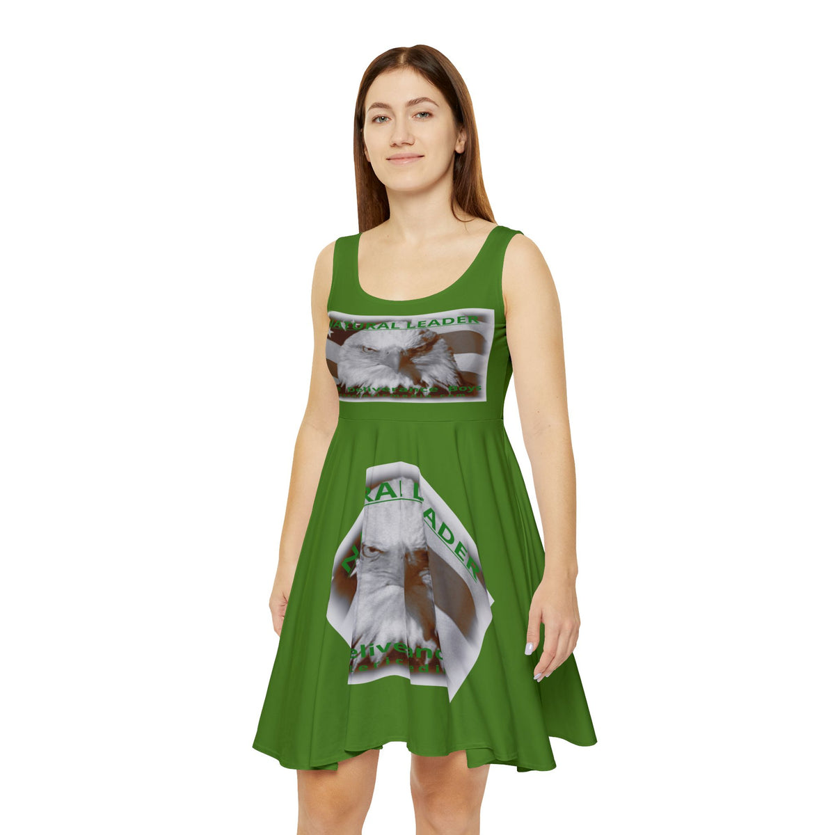 "Natural Leader' (The Deliverance Boys) Bald Eagle Graphic Skater Dress