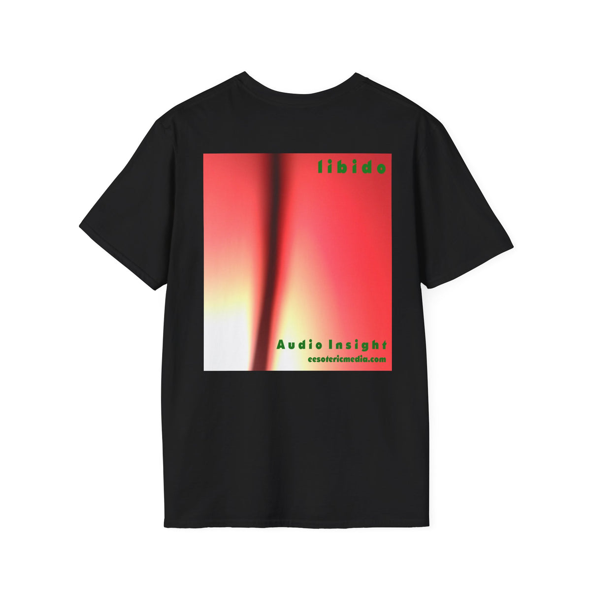 „Libido" (Audio Insight) Surrealistisches, wirbelndes Grafik-T-Shirt im Softstyle