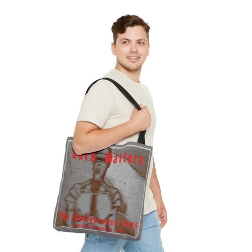 Sac fourre-tout rétro robotique « Dark Matters » (The Deliverance Boys) 45 cm x 45 cm