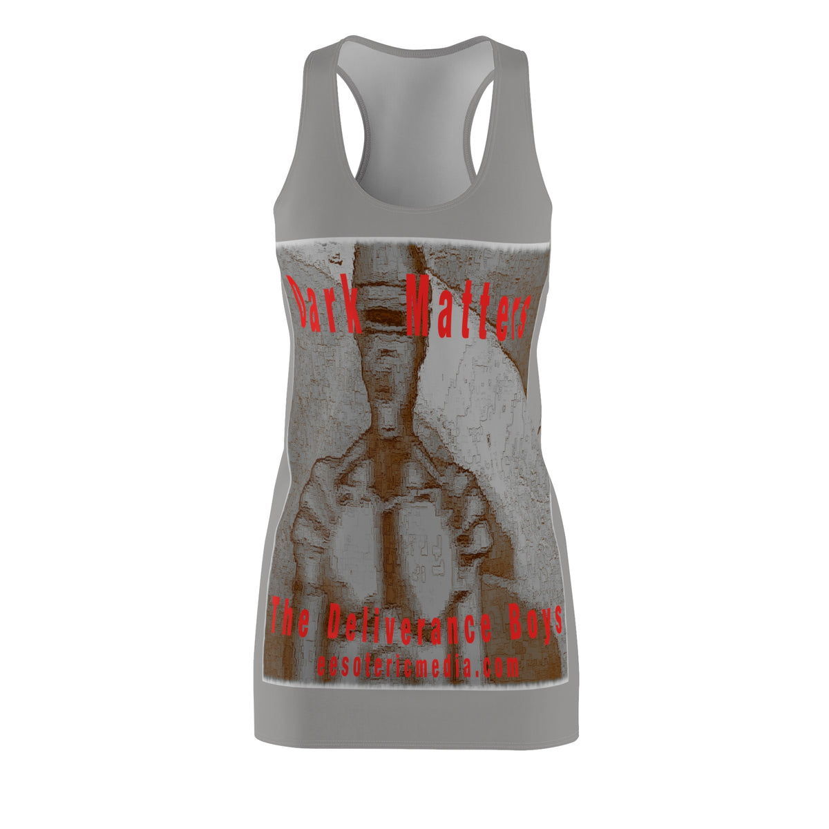 „Dark Matters“ (The Deliverance Boys) Retro-Sci-Fi-Grafik-Racerback-Kleid