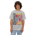 „Follow Me" (Audio Insight) Wetterfestes, raketenförmiges Turm-Design, übergroßes, kastiges T-Shirt