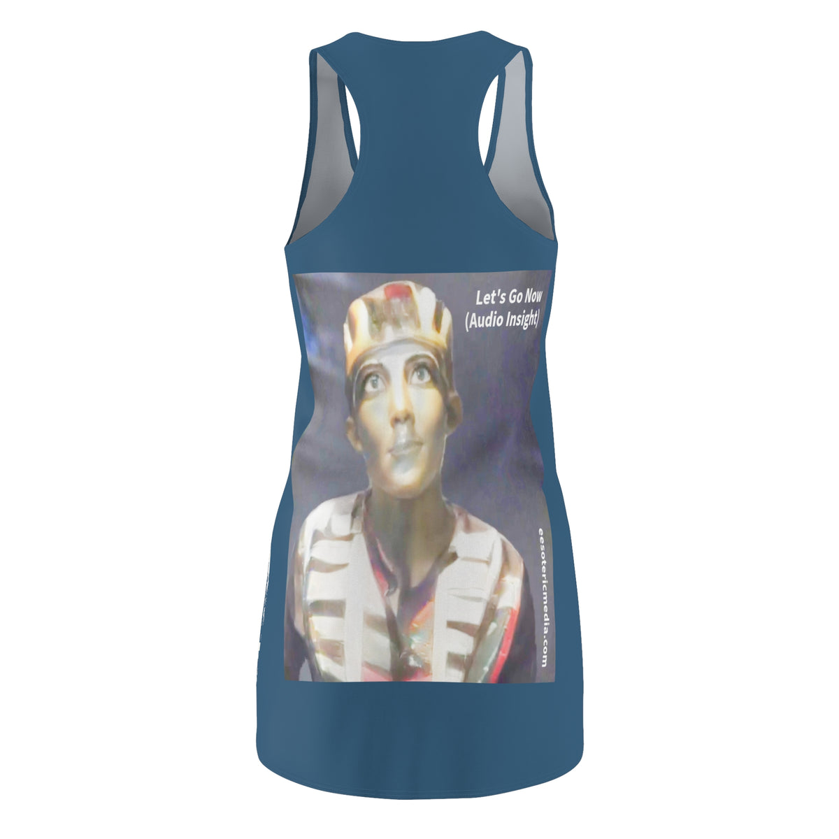 'Let's Go Now' (Audio Insight) Sc Fi Alien/Ancient Design Racerback Dress