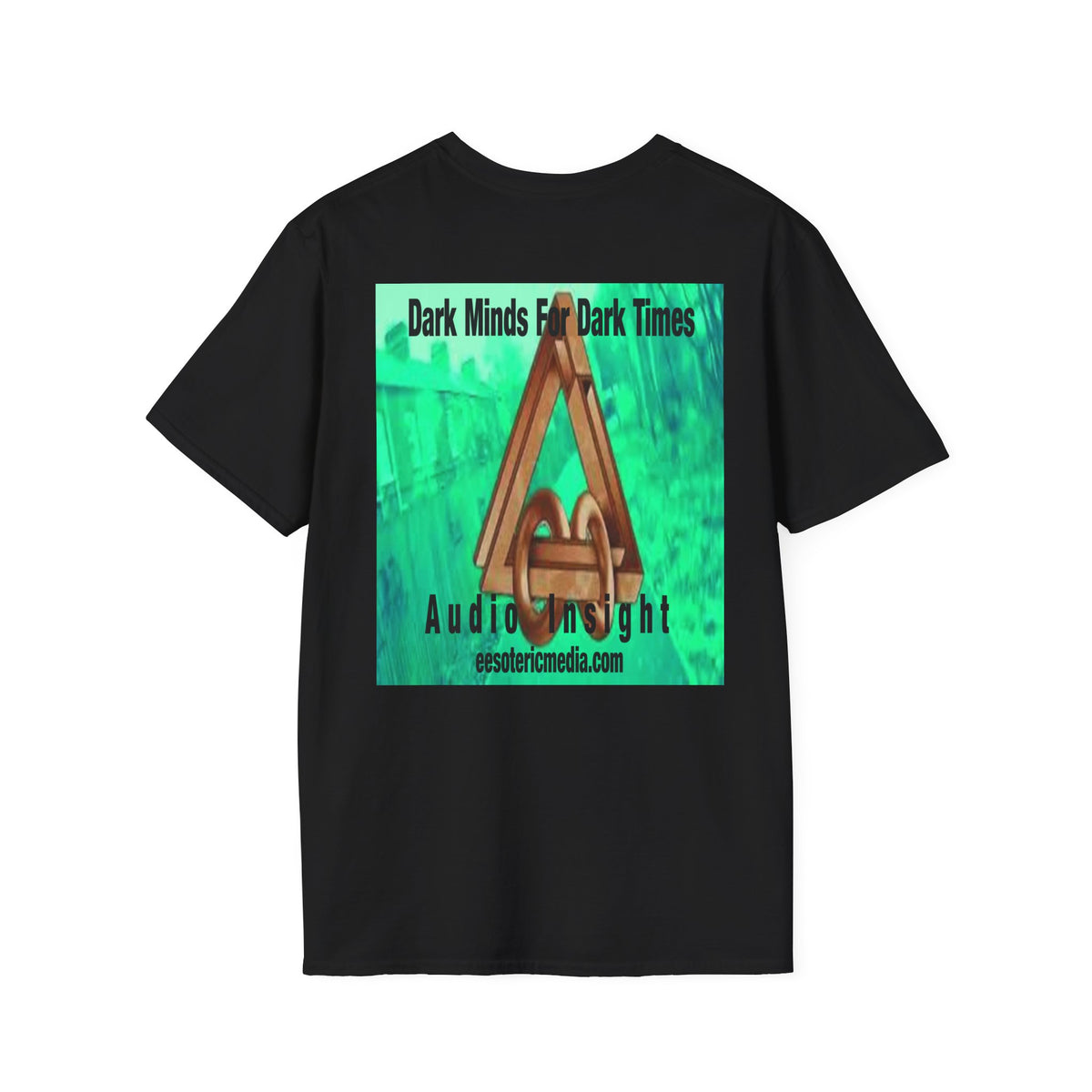 „Dark Minds For Dark Times“ (Audio Insight) Alien/Sci-Fi Symbol Softstyle Grafik-T-Shirt