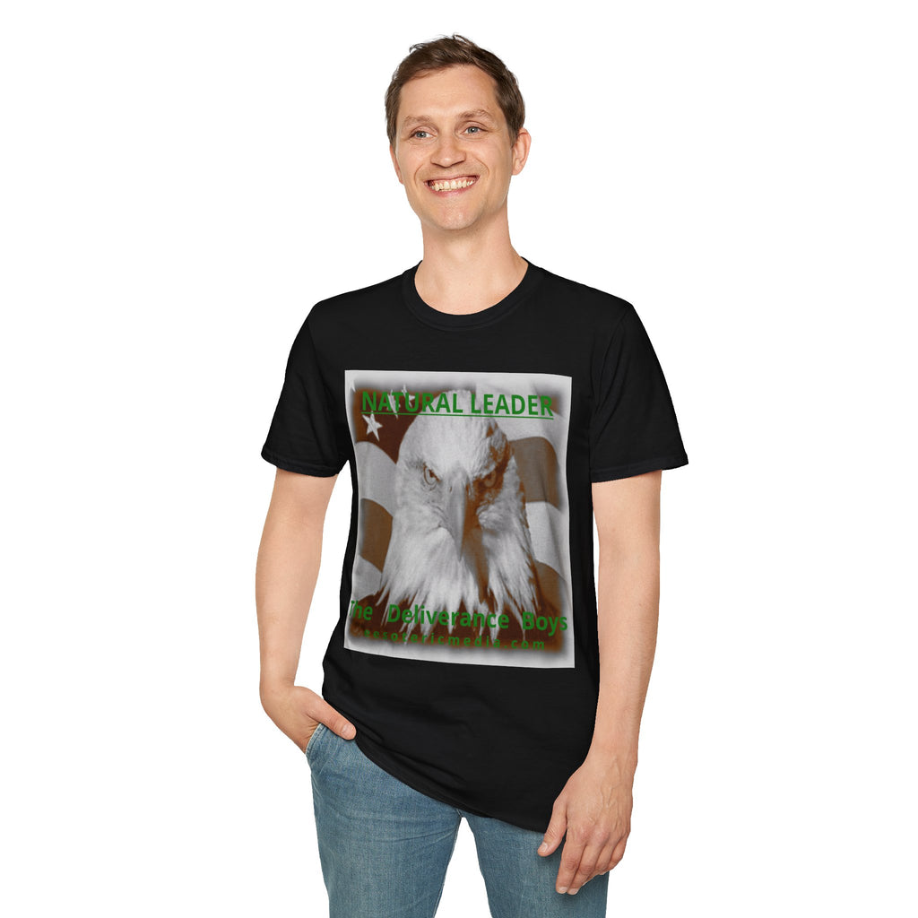 „Natural Leader" (The Deliverance Boys) Weißkopfseeadler-Grafik T-Shirt im klassischen Schnitt