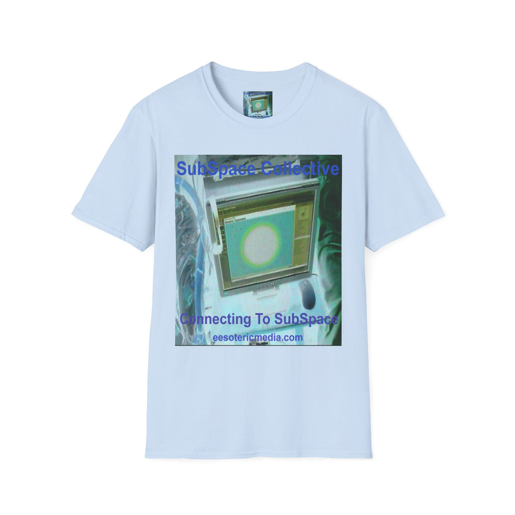 „Connecting To SubSpace" (SubSpace Collective) Softstyle Retro-Sci-Fi-T-Shirt
