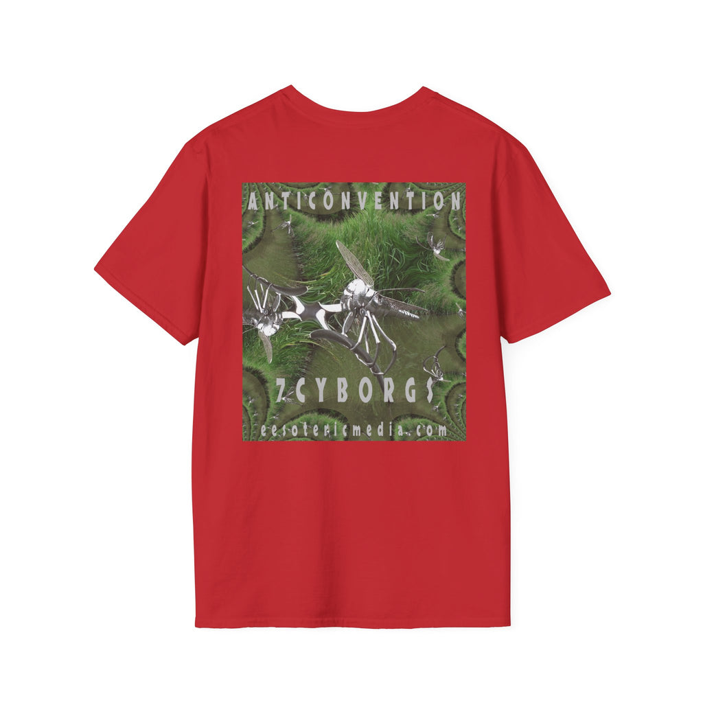 'Anticonvention' (7Cyborgs) Cyber Dragonfly Softstyle Graphic T-Shirt