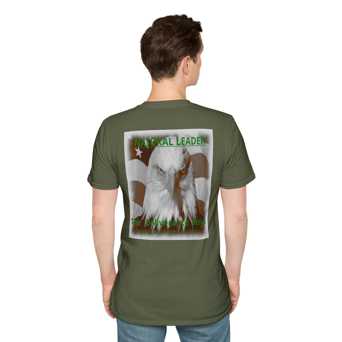 „Natural Leader" (The Deliverance Boys) Weißkopfseeadler-Grafik T-Shirt im klassischen Schnitt
