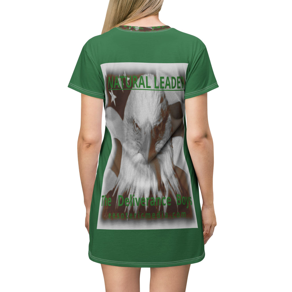 'Natural Leader' (The Deliverance Boys) Bald Eagle Graphic T-Shirt Dress