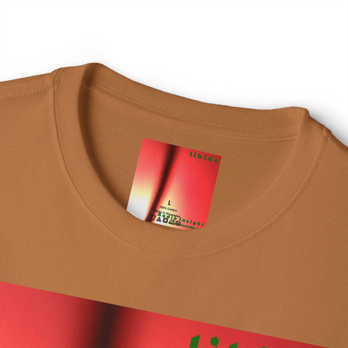 „Libido" (Audio Insight) surreal geschwungenes Grafik-T-Shirt, oversized und kastig geschnitten