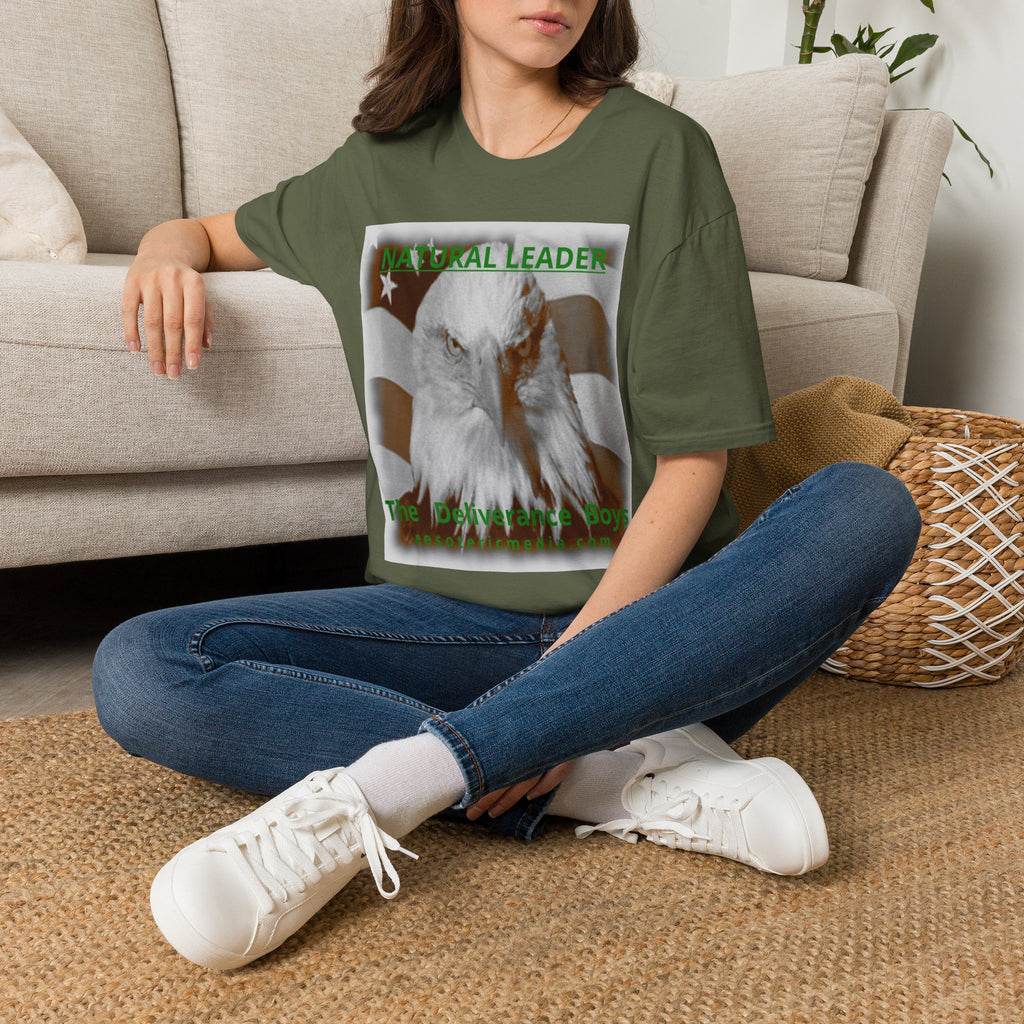 „Natural Leader" (The Deliverance Boys) Weißkopfseeadler-Grafik T-Shirt im klassischen Schnitt